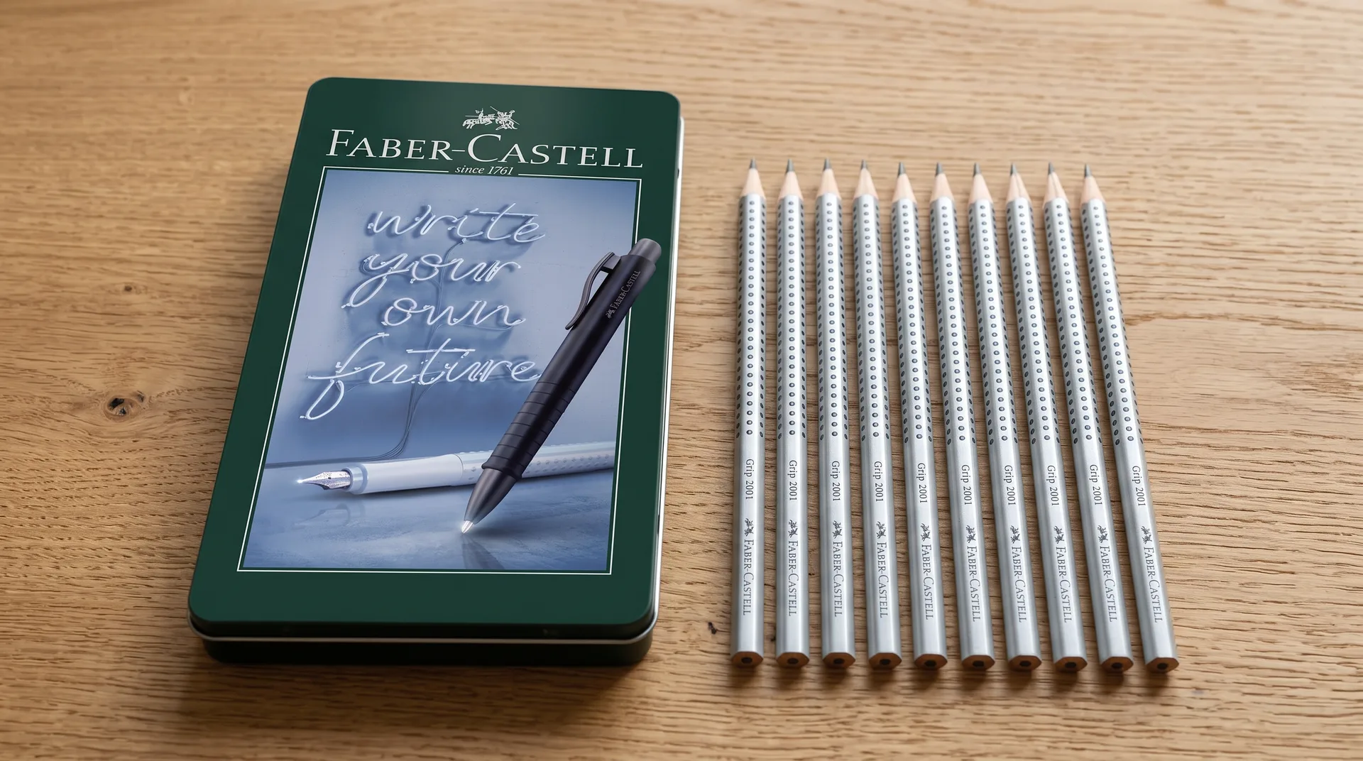 Faber-Castell Grip 2001 — 2B, 10er-Pack